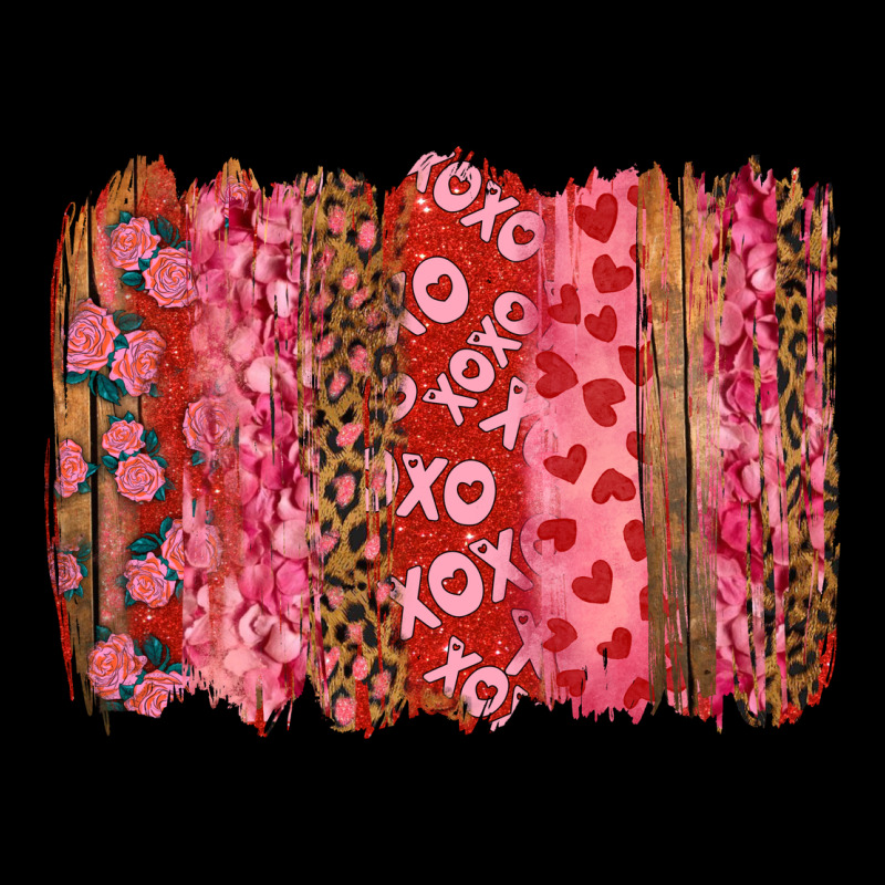 Valentine's Day Xoxo Brushstroke Ladies Tee by RanaPortraitStore | Teevron
