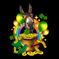 St. Patrick's Donkey With Balloon Urban Hoodie | Teevron