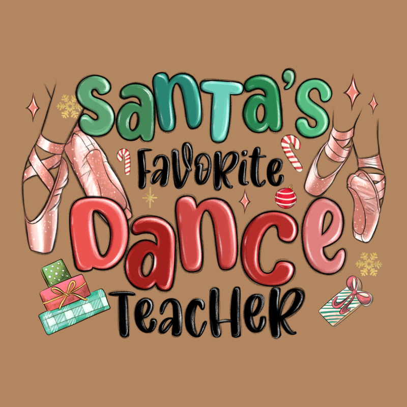 Santa's Favorite Dance Teacher Long Sleeve Tee by MaliasSmallBusiness | Teevron