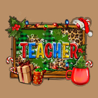 Christmas Teacher And Coffe Cup With Board Vintage Hoodie | Teevron