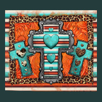 Turquoise Gemstone Crosses Classic Tee | Teevron
