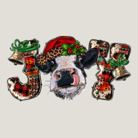 Christmas Joy With Heifer Cow Heavy Core Tee | Teevron