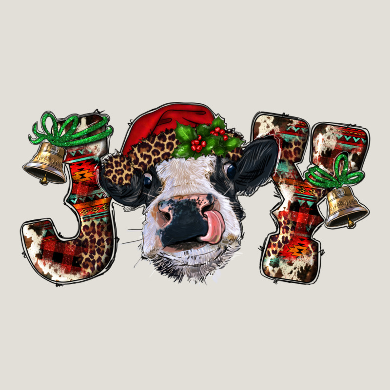Christmas Joy With Heifer Cow Heavy Core Tee by RanaPortraitStore | Teevron