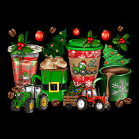 Christmas Tractor Coffee Cups Premium Tee | Teevron