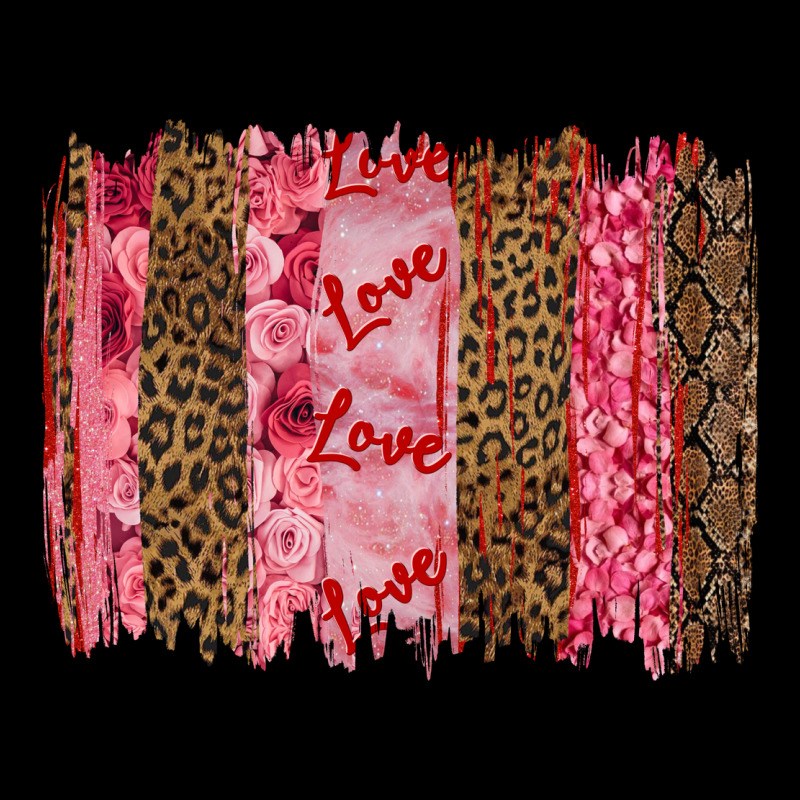 Valentine's Day Love Brushstrokes Ladies Tee by RanaPortraitStore | Teevron
