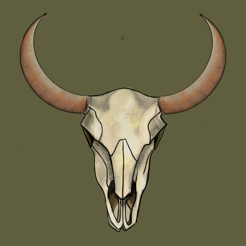 Bull Skull Vintage Tee by AdoDesignShop | Teevron