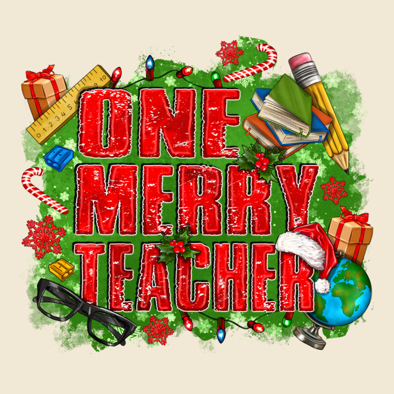 One Merry Teacher Premium Tee by texasbilliewilder | Teevron