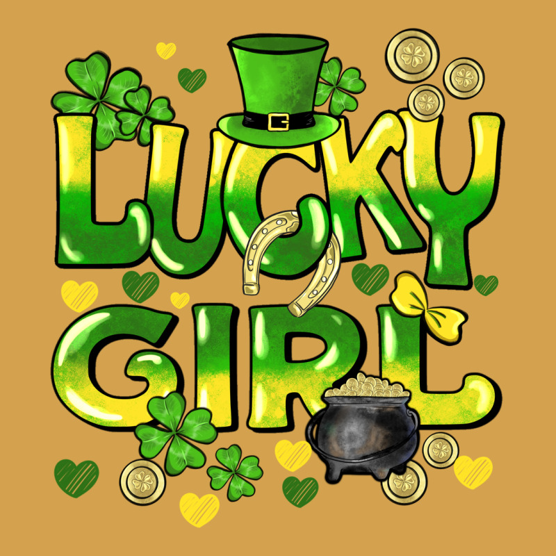 Lucky Girl St. Patricks Day Urban Hoodie by HowdyJamesFarm | Teevron