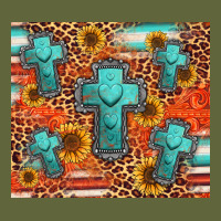 Turquoise Cross Pattern Classic Tee | Teevron