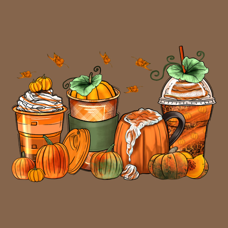 Pumpkins Coffee Cups Premium Tee by Zillion Design Studio | Teevron