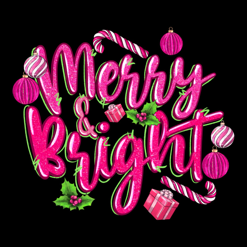 Merry And Bright Zipper Hoodie by MaliasSmallBusiness | Teevron
