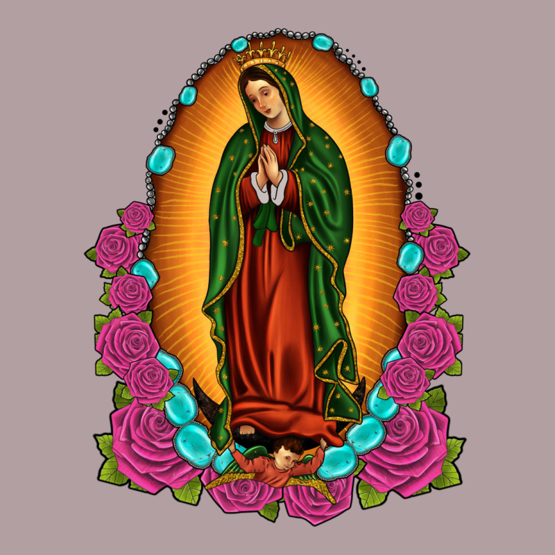 Our Lady Of Guadalupe Vintage Hoodie by JahusDesignShop | Teevron