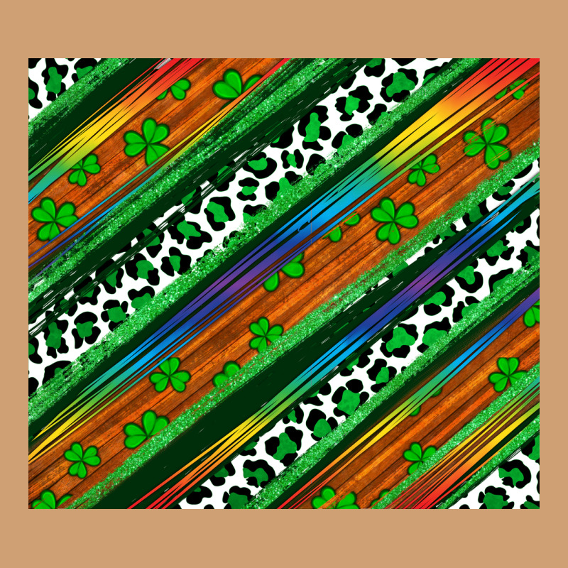 St Patricks Day Leopard Rainbow Vintage Tee by Artiststas | Teevron