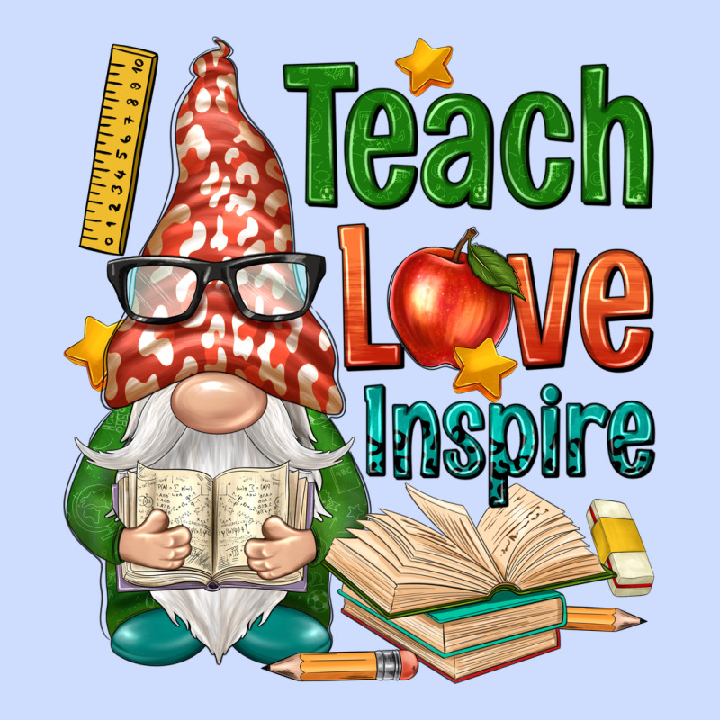 Gnome Teach Love Inspire Urban Heavy Tee by NancyCooperArtShop | Teevron