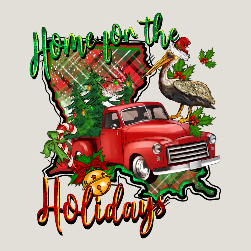 Home For The Holidays Louisiana Heavy Core Tee by BarkalooDesign | Teevron