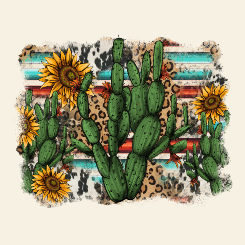 Serape Sunflowers Cactus Vintage Tee by AdoDesignShop | Teevron