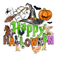 Happy Halloween Farm Animals Ladies Tee | Teevron