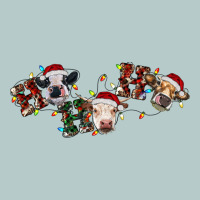 Hohoho Christmas Cows Heavy Core Tee | Teevron