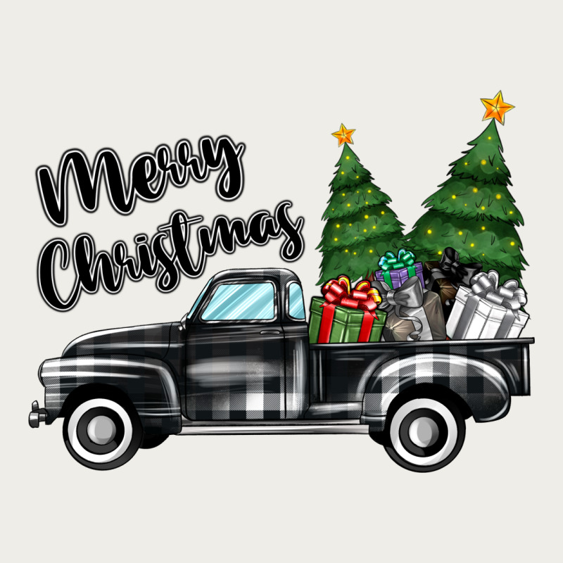 Merry Christmas Truck Zipper Hoodie by MaliasSmallBusiness | Teevron