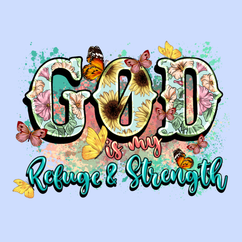 God Is My Refugee And Strength Urban Heavy Tee by NancyCooperArtShop | Teevron