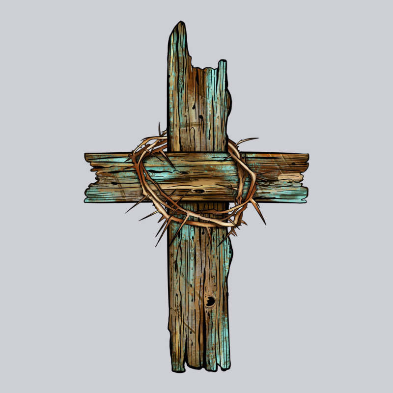 Cross With Thorn Heavyweight Sweatshirt by BarkalooDesign | Teevron