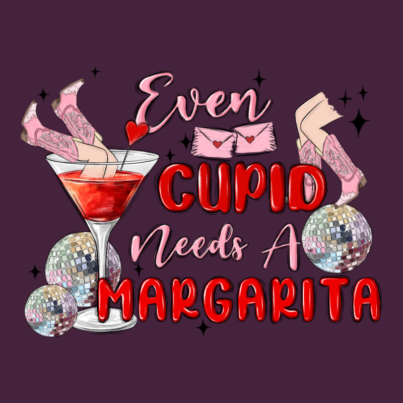 Even Cupid Need A Margarita Long Sleeve Tee by MaliasSmallBusiness | Teevron