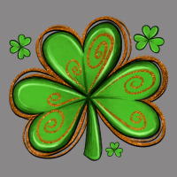 St Patricks Day Shamrock With Glitter Vintage Tee | Teevron