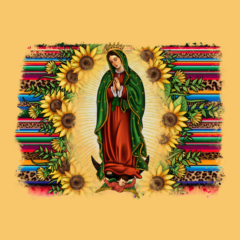 Serape Our Lady Of Guadalupe Vintage Hoodie by JahusDesignShop | Teevron