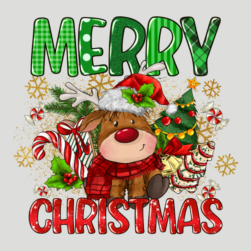 Merry Christmas Deer Zipper Hoodie by MaliasSmallBusiness | Teevron