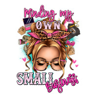 minding my own small business blonde messy bun | Teevron