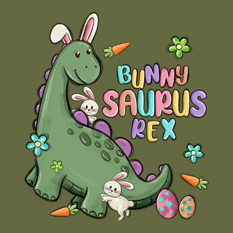 Bunny Saurus Rex Long Sleeve Tee by MaliasSmallBusiness | Teevron