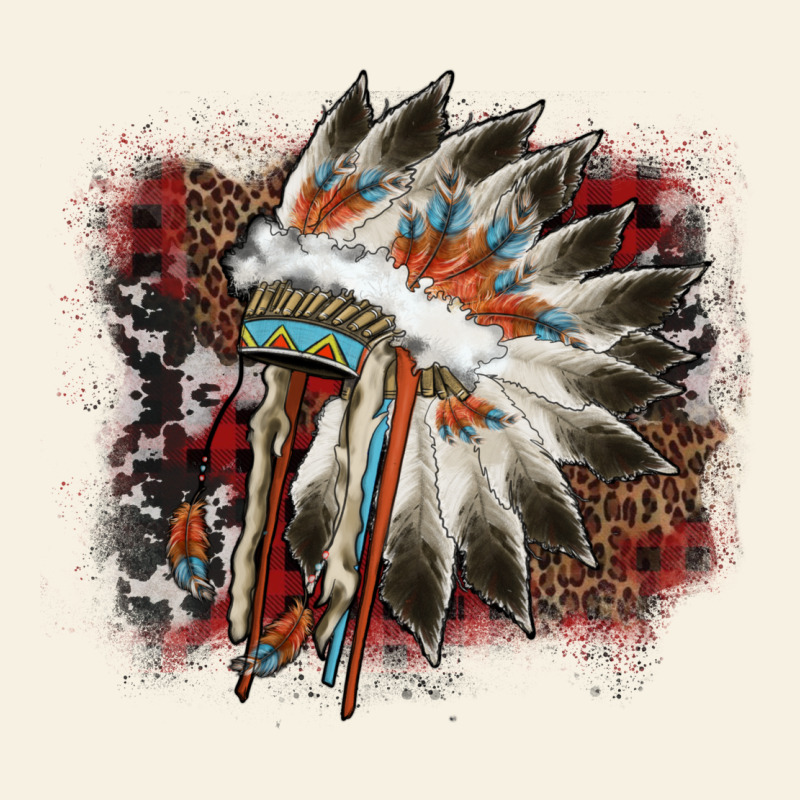 İndian Headress Cowhide Vintage Tee by AdoDesignShop | Teevron