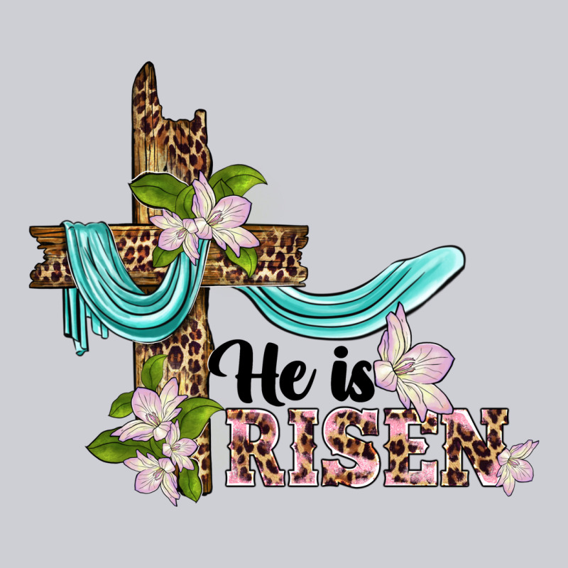 He Is Risen Cross Heavyweight Sweatshirt by BarkalooDesign | Teevron