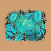 Turquoise Leopard Background Vintage Tee | Teevron