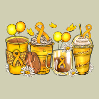 Childhood Cancer Coffee Cups Heavy Core Tee | Teevron