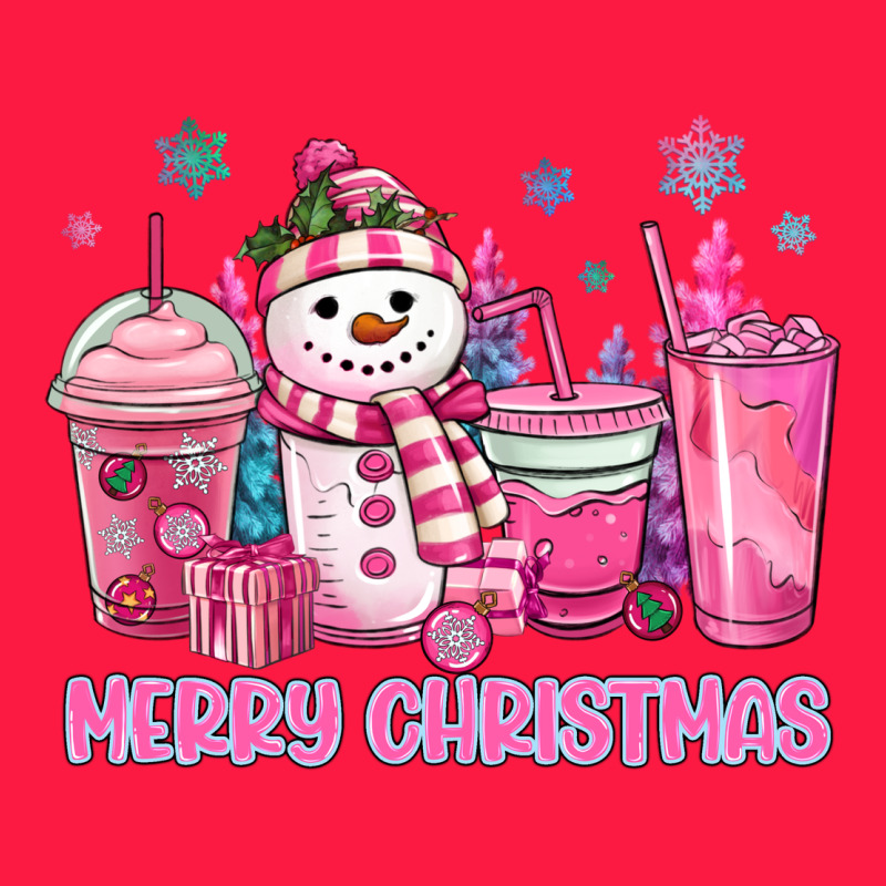 Merry Christmas Snowman Coffee Cups Zipper Hoodie by MaliasSmallBusiness | Teevron