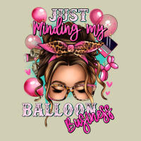 Just Minding My Balloon Business Messy Bun Heavy Core Tee | Teevron