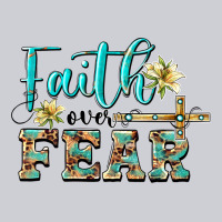 Faith Over Fear With Cross Heavyweight Sweatshirt | Teevron