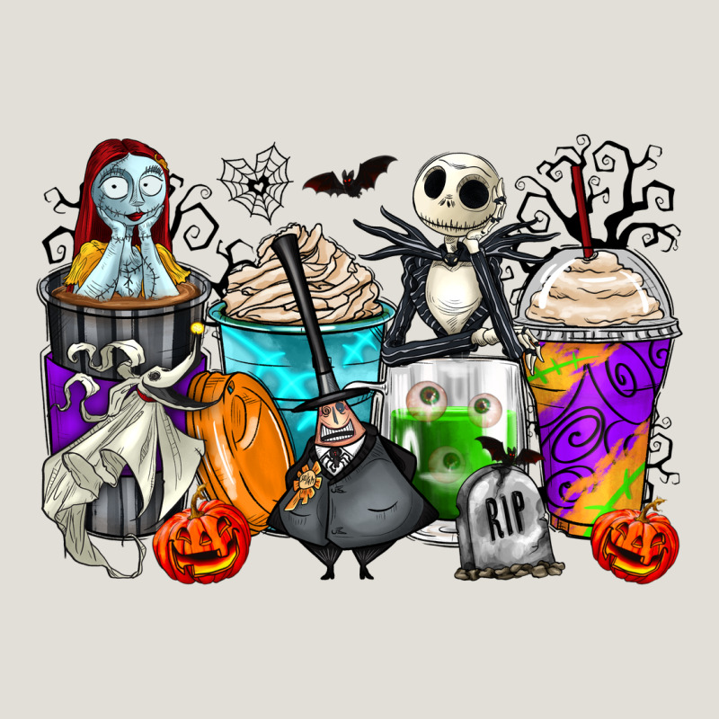 Halloween Cartoon Characters Coffee Cups Heavy Core Tee by Zillion Design Studio | Teevron