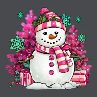 Pink Christmas Snowman Zipper Hoodie | Teevron