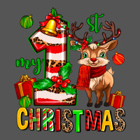 My First Christmas Reindeer Zipper Hoodie | Teevron