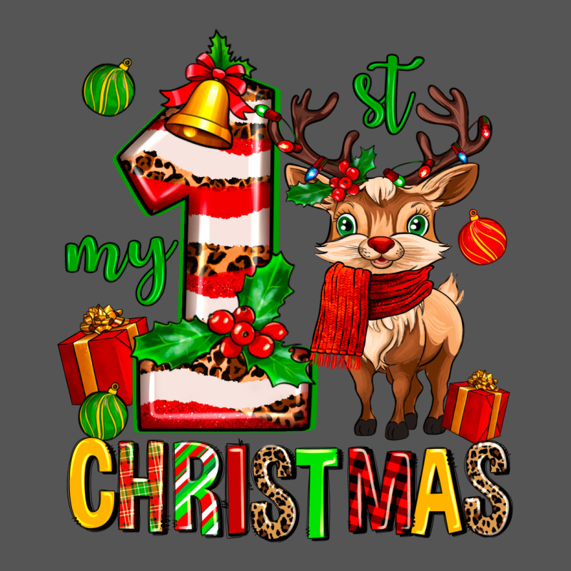 My First Christmas Reindeer Zipper Hoodie by MaliasSmallBusiness | Teevron