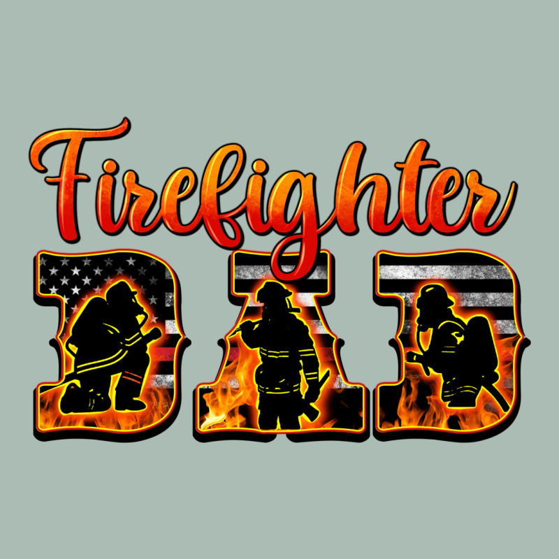 American Flag Firefighter Dad Classic Tee by LillyAllenDesigns | Teevron