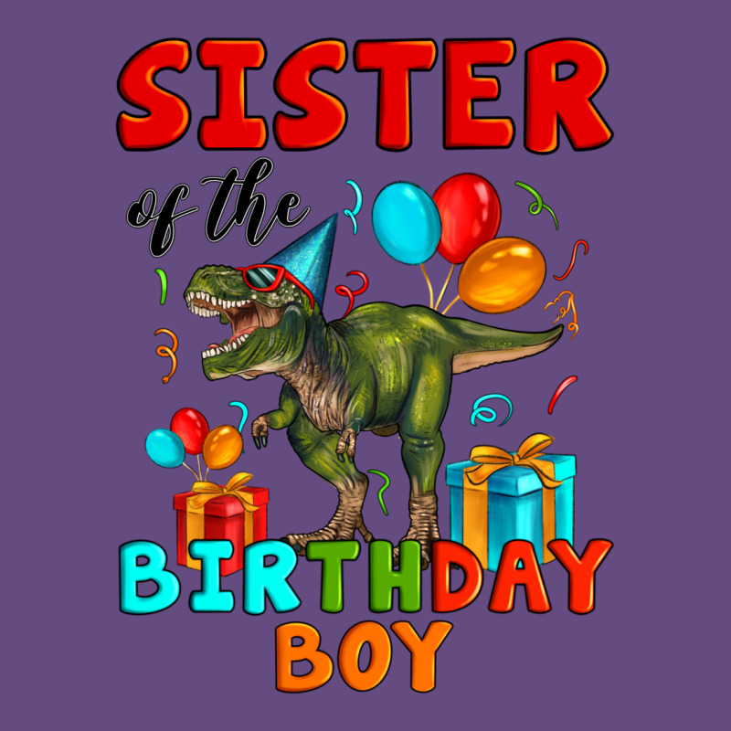 Sister Of The Birthday Boy T Rex Vintage Hoodie by Artiststas | Teevron