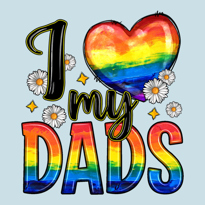 I Love My Dads Ladies Tee by Zillion Design Studio | Teevron