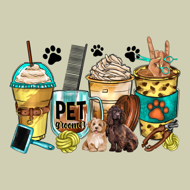 Pet Groomer Coffee Cups Heavy Core Tee by Zillion Design Studio | Teevron