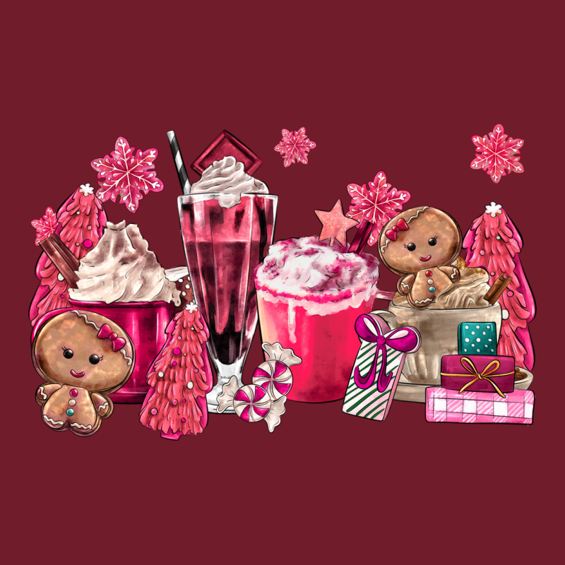 Pink Gingerbread Coffee Zipper Hoodie by MaliasSmallBusiness | Teevron