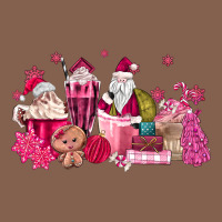 Pink Santa Coffee Zipper Hoodie | Teevron