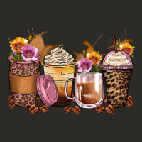 Leopard Rose Glitter Flowers Coffee Cups Heavy Core Tee | Teevron