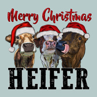 Merry Christmas Heifer Heavy Core Tee | Teevron